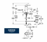 GROHE QUADRA MONOMANDO LAVABO